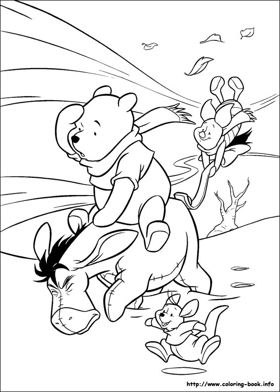 Winnie the Pooh coloring picture